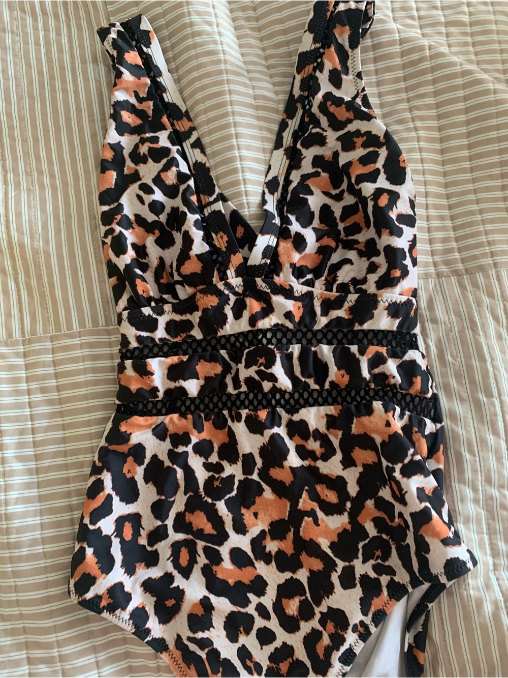 Women’s Leopard Print One-Piece Swimsuit